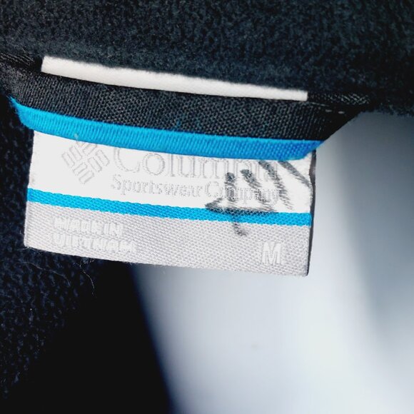 Columbia Men's Black Mission Air Interchange Hybrid Shell Fleece Jacket Size M - Picture 11 of 12